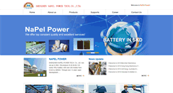 Desktop Screenshot of napelpower.com